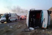 فوری/۱۵ کشته و زخمی در واژگونی خودروی زائران ایرانی